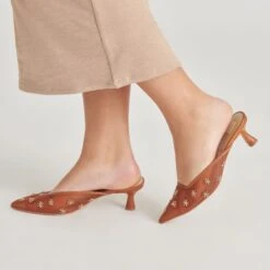 CLARA WIDE HEELS SADDLE MESH(Clara Wide Heels Saddle Mesh) 6 CLARA WIDE HEELS SADDLE MESH(Clara Wide Heels Saddle Mesh) -Dolce Vita Sale Store DOLCEVITA HEELS CLARA SADDLEMESH ONFOOT 01