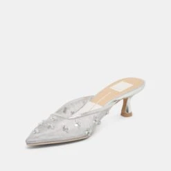 CLARA HEELS SILVER MESH(Clara Heels Silver Mesh) -Dolce Vita Sale Store DOLCEVITA HEELS CLARA SILVERMESH 08