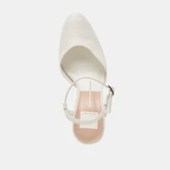 CLAUD HEELS WHITE SATIN(Claud Heels White Satin) -Dolce Vita Sale Store DOLCEVITA HEELS CLAUD WHITESATIN 06