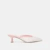 CLEO X BYRDIE GOLF WIDE HEELS PINK FLORAL SATIN(Cleo X Byrdie Golf Wide Heels Pink Floral Satin) -Dolce Vita Sale Store DOLCEVITA HEELS CLEO PINKFLORALSATIN 02