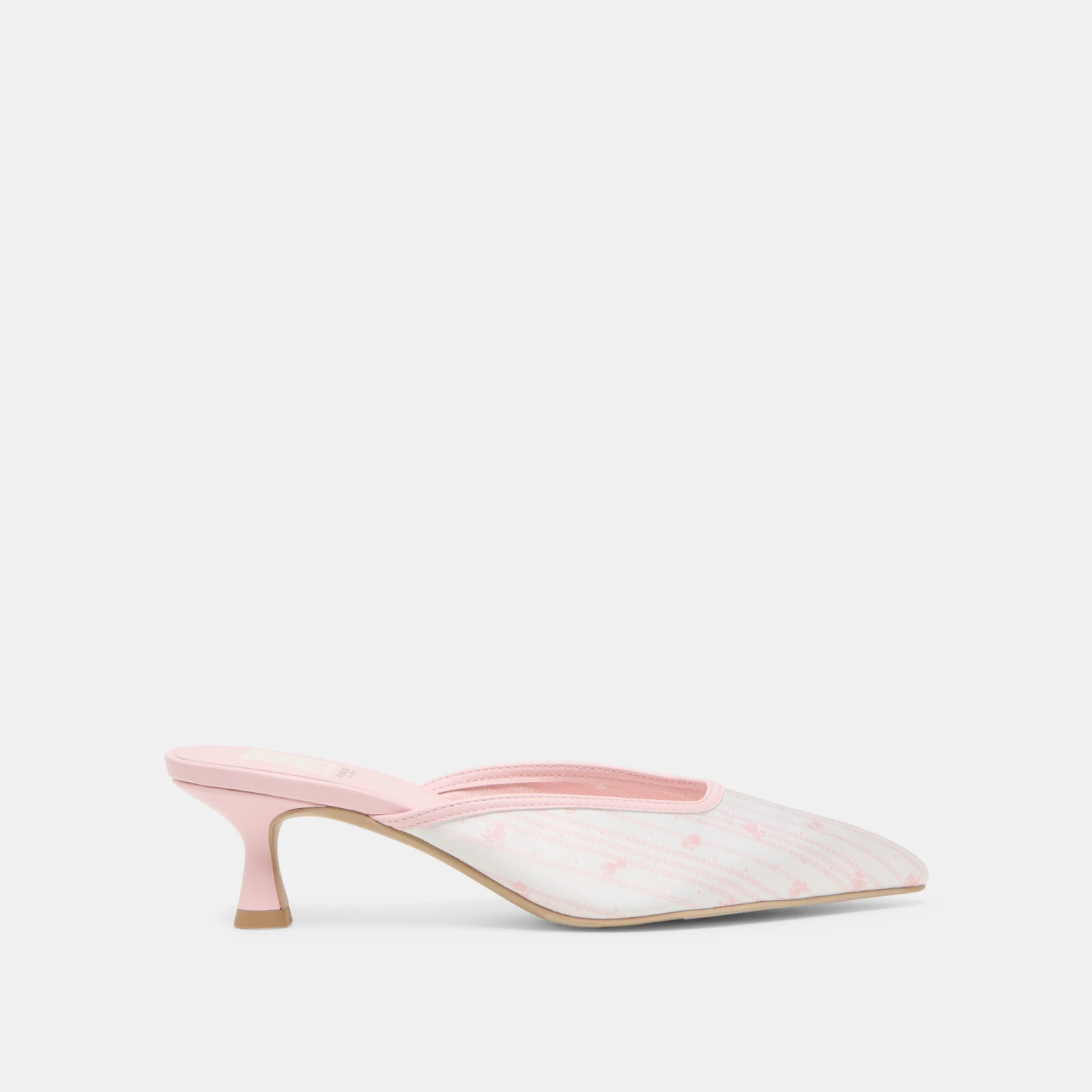 CLEO X BYRDIE GOLF WIDE HEELS PINK FLORAL SATIN(Cleo x byrdie golf wide heels pink floral satin) CLEO X BYRDIE GOLF WIDE HEELS PINK FLORAL SATIN(Cleo X Byrdie Golf Wide Heels Pink Floral Satin) -Dolce Vita Sale Store DOLCEVITA HEELS CLEO PINKFLORALSATIN 02