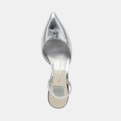 CORSA HEELS SILVER CRACKLED LEATHER(Corsa Heels Silver Crackled Leather) 9 CORSA HEELS SILVER CRACKLED LEATHER(Corsa Heels Silver Crackled Leather) -Dolce Vita Sale Store DOLCEVITA HEELS CORSA SILVERCRACKLEDLEATHER 06