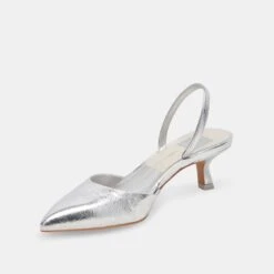 CORSA HEELS SILVER CRACKLED LEATHER(Corsa Heels Silver Crackled Leather) 5 CORSA HEELS SILVER CRACKLED LEATHER(Corsa Heels Silver Crackled Leather) -Dolce Vita Sale Store DOLCEVITA HEELS CORSA SILVERCRACKLEDLEATHER 09