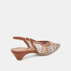 DAFNEY HEELS TAN MULTI WOVEN LEATHER(Dafney Heels Tan Multi Woven Leather) -Dolce Vita Sale Store DOLCEVITA HEELS DAFNEY TANMULTIWOVENLEATHER 03