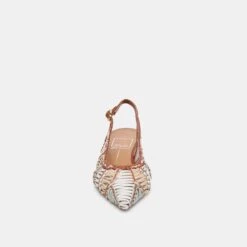 DAFNEY HEELS TAN MULTI WOVEN LEATHER(Dafney Heels Tan Multi Woven Leather) -Dolce Vita Sale Store DOLCEVITA HEELS DAFNEY TANMULTIWOVENLEATHER 04
