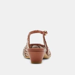 DAFNEY HEELS TAN MULTI WOVEN LEATHER(Dafney Heels Tan Multi Woven Leather) -Dolce Vita Sale Store DOLCEVITA HEELS DAFNEY TANMULTIWOVENLEATHER 05
