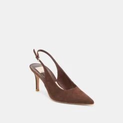 ELASI HEELS DK BROWN NUBUCK(Elasi Heels Dk Brown Nubuck) -Dolce Vita Sale Store DOLCEVITA HEELS ELASI DKBROWNNUBUCK 01