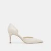 ELOY HEELS WHITE LEATHER(Eloy Heels White Leather)