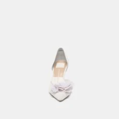 EVELIN HEELS WHITE MESH(Evelin Heels White Mesh) -Dolce Vita Sale Store DOLCEVITA HEELS EVELIN WHITE MESH 04