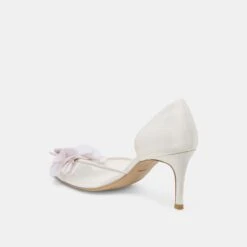 EVELIN HEELS WHITE MESH(Evelin Heels White Mesh) -Dolce Vita Sale Store DOLCEVITA HEELS EVELIN WHITE MESH 09