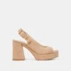 FLORES HEELS BAMBOO SUEDE(Flores Heels Bamboo Suede) -Dolce Vita Sale Store DOLCEVITA HEELS FLORES BAMBOOSUEDE 02