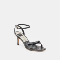 GALOR HEELS BLACK LEATHER(Galor Heels Black Leather) -Dolce Vita Sale Store DOLCEVITA HEELS GALOR BLACKLEATHER 01