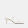 GENORA WIDE HEELS CRYSTAL VINYL(Genora Wide Heels Crystal Vinyl)