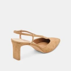 GINAY HEELS LT BROWN SUEDE(Ginay Heels Lt Brown Suede) -Dolce Vita Sale Store DOLCEVITA HEELS GINAY LTBROWNSUEDE 03