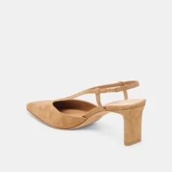 GINAY HEELS LT BROWN SUEDE(Ginay Heels Lt Brown Suede) -Dolce Vita Sale Store DOLCEVITA HEELS GINAY LTBROWNSUEDE 08