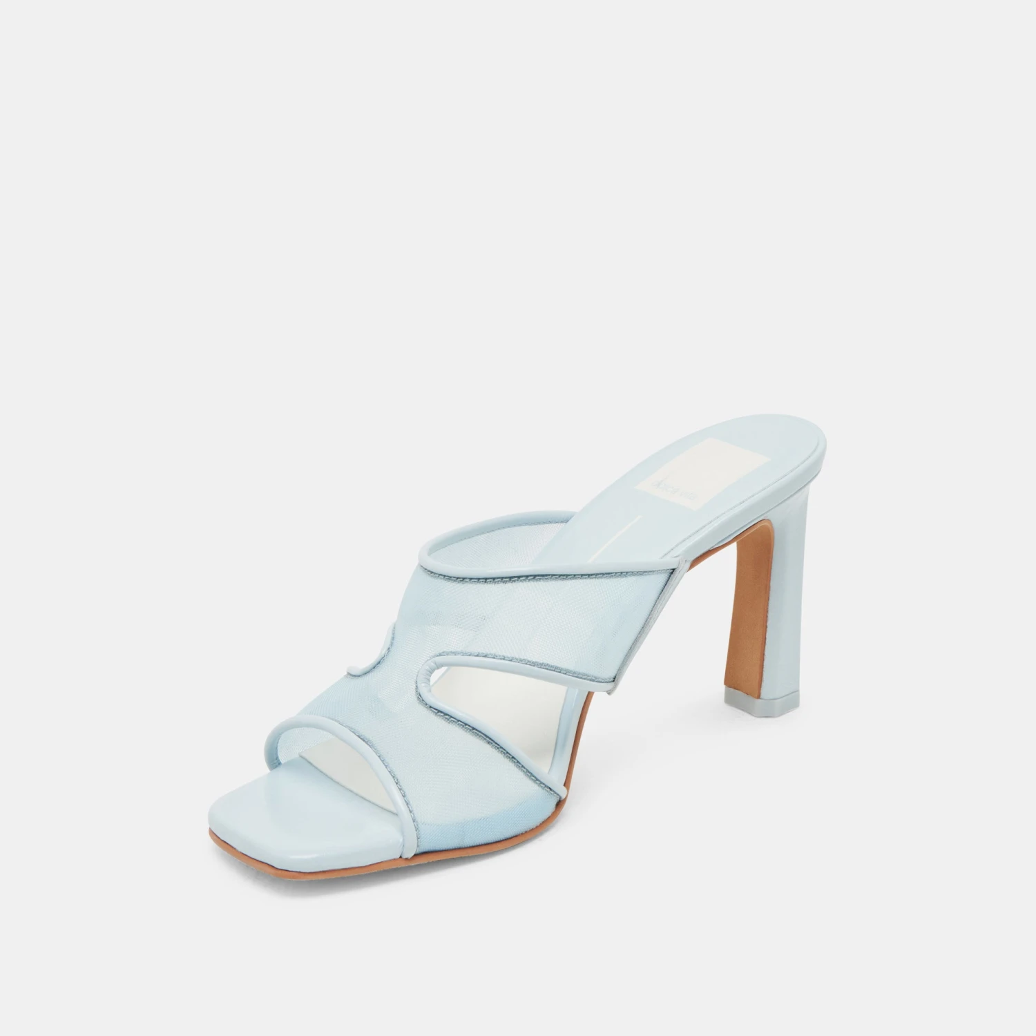 GITEL WIDE HEELS ICE BLUE MESH(Gitel wide heels ice blue mesh) GITEL WIDE HEELS ICE BLUE MESH(Gitel Wide Heels Ice Blue Mesh) -Dolce Vita Sale Store DOLCEVITA HEELS GITEL ICEBLUEMESH 08