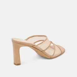 GITEL WIDE HEELS LIGHT TAN MESH(Gitel Wide Heels Light Tan Mesh) -Dolce Vita Sale Store DOLCEVITA HEELS GITEL LIGHTTANMESH 03