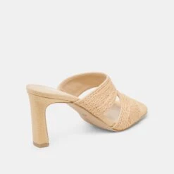 GITEL WIDE HEELS LT NATURAL RAFFIA(Gitel Wide Heels Lt Natural Raffia) 4 GITEL WIDE HEELS LT NATURAL RAFFIA(Gitel Wide Heels Lt Natural Raffia) -Dolce Vita Sale Store DOLCEVITA HEELS GITEL LTNATRUALRAFFIA 03