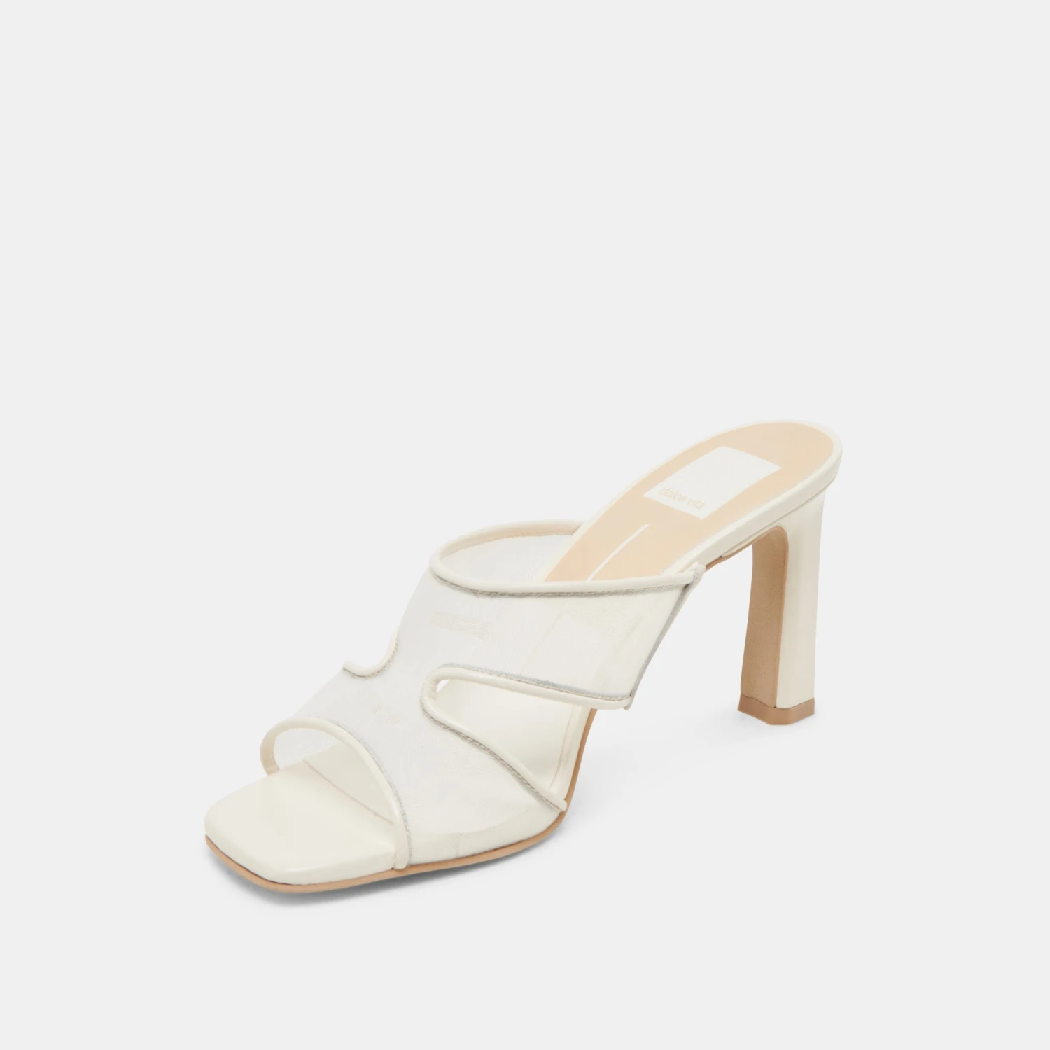 GITEL HEELS OFF WHITE MESH(Gitel heels off white mesh) GITEL HEELS OFF WHITE MESH(Gitel Heels Off White Mesh) -Dolce Vita Sale Store DOLCEVITA HEELS GITEL OFFWHITEMESH 08