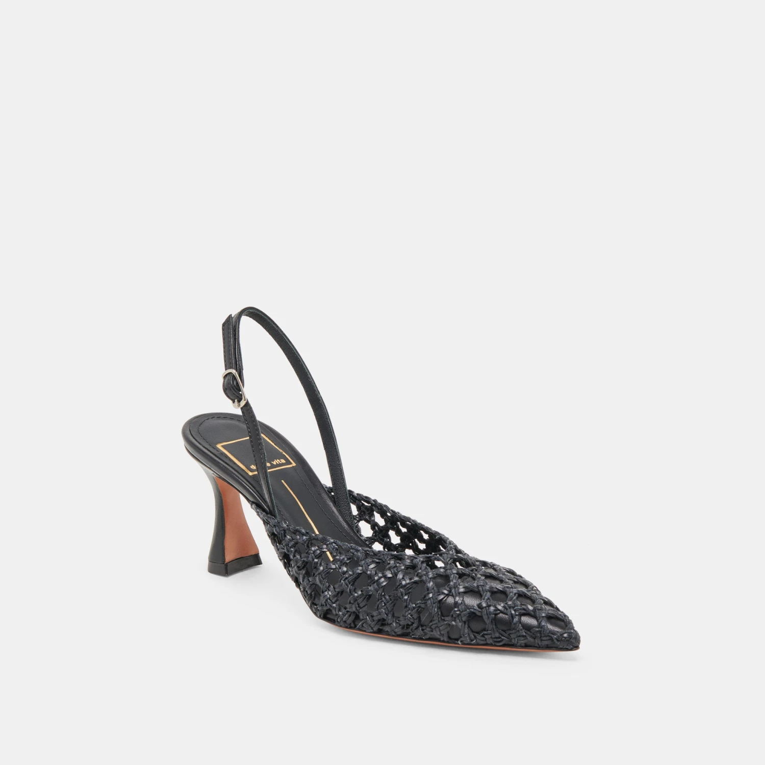 GLORIA HEELS BLACK WOVEN(Gloria heels black woven) GLORIA HEELS BLACK WOVEN(Gloria Heels Black Woven) -Dolce Vita Sale Store DOLCEVITA HEELS GLORIA BLACKWOVEN 01