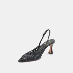 GLORIA HEELS BLACK WOVEN(Gloria Heels Black Woven) 5 GLORIA HEELS BLACK WOVEN(Gloria Heels Black Woven) -Dolce Vita Sale Store DOLCEVITA HEELS GLORIA BLACKWOVEN 08
