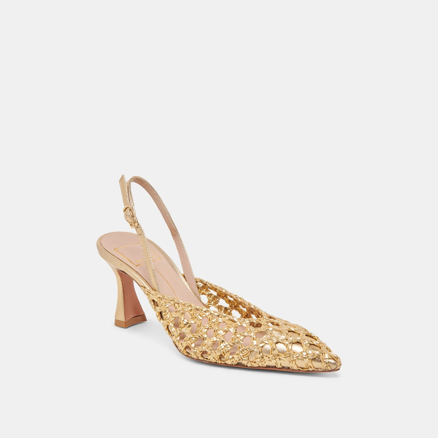 GLORIA HEELS GOLD WOVEN(Gloria heels gold woven) GLORIA HEELS GOLD WOVEN(Gloria Heels Gold Woven) -Dolce Vita Sale Store DOLCEVITA HEELS GLORIA GOLDWOVEN 01