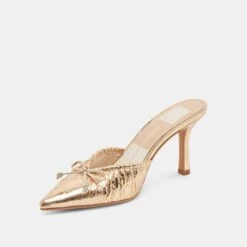 KAIRI HEELS GOLD DISTRESSED LEATHER(Kairi Heels Gold Distressed Leather) -Dolce Vita Sale Store DOLCEVITA HEELS KAIRI GOLD DISTRESSED LEATHER 08