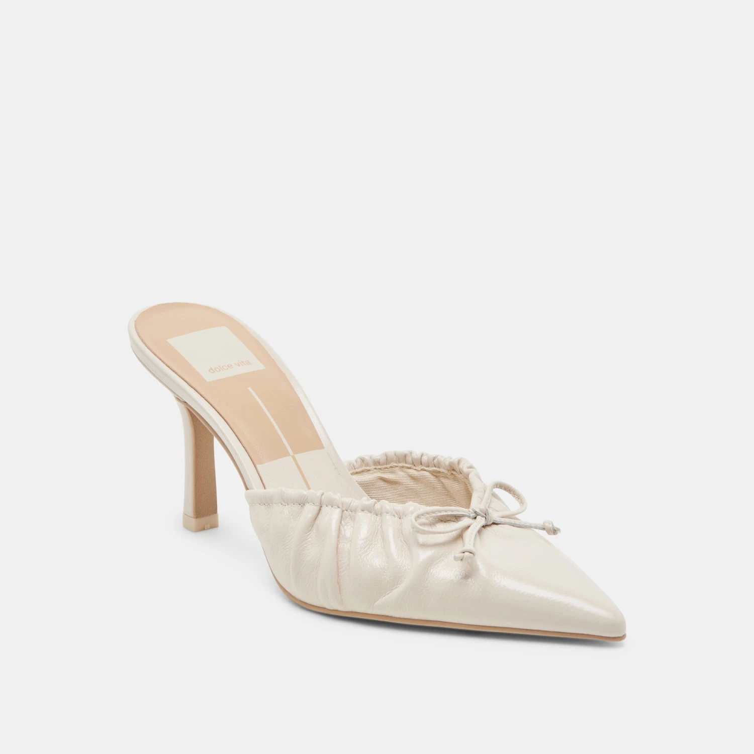 KAIRI HEELS IVORY CRINKLE PATENT(Kairi heels ivory crinkle patent) KAIRI HEELS IVORY CRINKLE PATENT(Kairi Heels Ivory Crinkle Patent) -Dolce Vita Sale Store DOLCEVITA HEELS KAIRI IVORY CRINKLE PATENT 01
