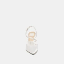 KAMRA PEARL HEELS TRUE WHITE SATIN(Kamra Pearl Heels True White Satin) -Dolce Vita Sale Store DOLCEVITA HEELS KAMRAPEARL TRUEWHITESATIN 04