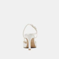 KAMRA PEARL HEELS TRUE WHITE SATIN(Kamra Pearl Heels True White Satin) -Dolce Vita Sale Store DOLCEVITA HEELS KAMRAPEARL TRUEWHITESATIN 05