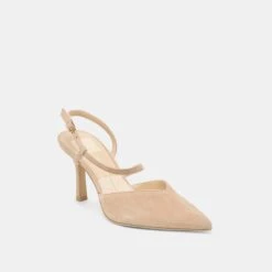 KAMRA HEELS CAMEL SUEDE(Kamra Heels Camel Suede) -Dolce Vita Sale Store DOLCEVITA HEELS KAMRA LTBROWNSUEDE 01