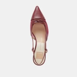 KANDI HEELS MAROON MESH(Kandi Heels Maroon Mesh) -Dolce Vita Sale Store DOLCEVITA HEELS KANDI MAROONMESH 06