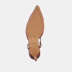 KANDI HEELS MAROON MESH(Kandi Heels Maroon Mesh) -Dolce Vita Sale Store DOLCEVITA HEELS KANDI MAROONMESH 07