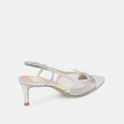 KANDI HEELS SILVER MESH(Kandi Heels Silver Mesh) 6 KANDI HEELS SILVER MESH(Kandi Heels Silver Mesh) -Dolce Vita Sale Store DOLCEVITA HEELS KANDI SILVERMESH 03