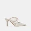 KELSY HEELS CREME SATIN(Kelsy Heels Creme Satin)