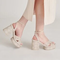LAISHA HEELS ALMOND FLORAL EYELET(Laisha Heels Almond Floral Eyelet) 12 LAISHA HEELS ALMOND FLORAL EYELET(Laisha Heels Almond Floral Eyelet) -Dolce Vita Sale Store DOLCEVITA HEELS LAISHA ALMONDFLORALEYELET ONFOOT 03
