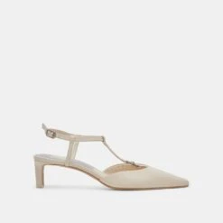 LAVON HEELS IVORY LEATHER(Lavon Heels Ivory Leather)