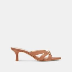 LERAH HEELS SADDLE EMBOSSED LEATHER(Lerah Heels Saddle Embossed Leather)