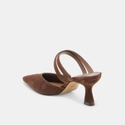 LINORE HEELS DK BROWN SUEDE(Linore Heels Dk Brown Suede) -Dolce Vita Sale Store DOLCEVITA HEELS LINORE DK BROWNSUEDE 08
