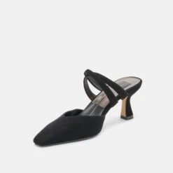 LINORE HEELS ONYX SUEDE(Linore Heels Onyx Suede) -Dolce Vita Sale Store DOLCEVITA HEELS LINORE ONYX SUEDE 09