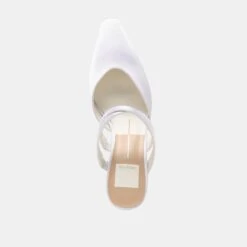 LINORE HEELS TRUE WHITE SATIN(Linore Heels True White Satin) -Dolce Vita Sale Store DOLCEVITA HEELS LINORE TRUE WHITE SATIN 06