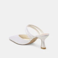 LINORE HEELS TRUE WHITE SATIN(Linore Heels True White Satin) -Dolce Vita Sale Store DOLCEVITA HEELS LINORE TRUE WHITE SATIN 08