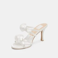 LINZY HEELS TRUE WHITE SATIN(Linzy Heels True White Satin) -Dolce Vita Sale Store DOLCEVITA HEELS LINZY TRUEWHITESATIN 08