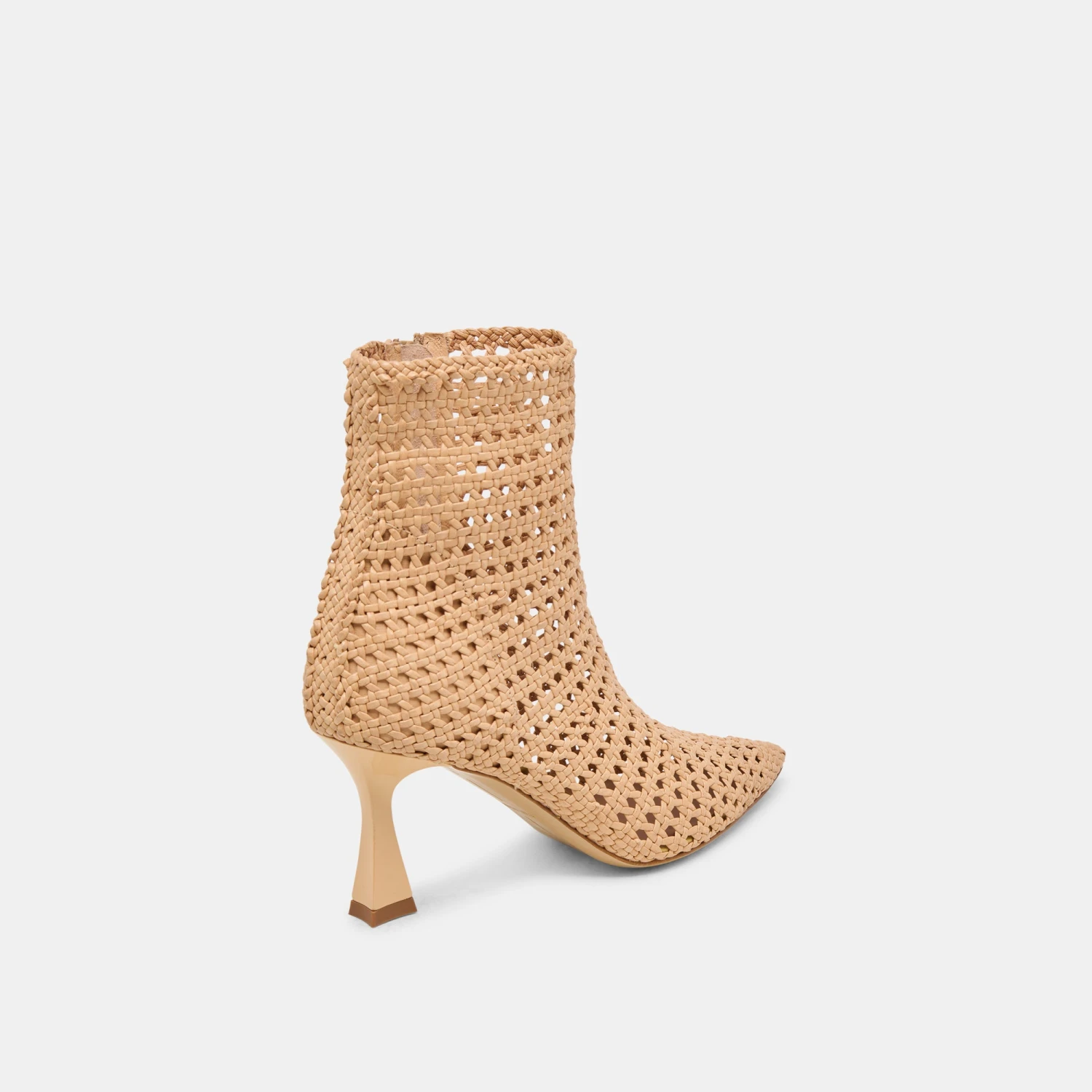 LONNI BOOTIES LIGHT TAN WOVEN LEATHER(Lonni booties light tan woven leather) LONNI BOOTIES LIGHT TAN WOVEN LEATHER(Lonni Booties Light Tan Woven Leather) -Dolce Vita Sale Store DOLCEVITA HEELS LONNI LIGHTTANWOVENLEATHER 03