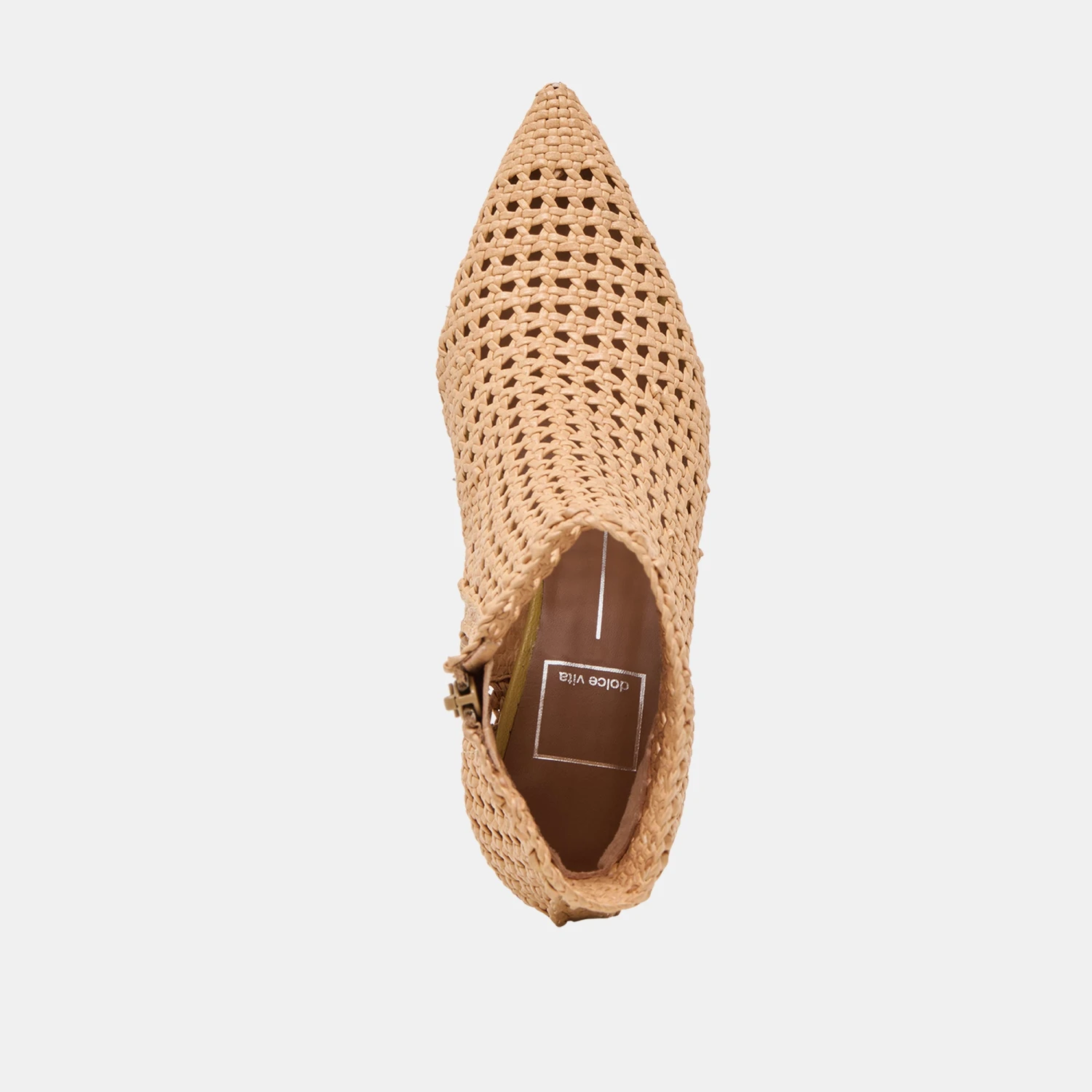 LONNI BOOTIES LIGHT TAN WOVEN LEATHER(Lonni booties light tan woven leather) LONNI BOOTIES LIGHT TAN WOVEN LEATHER(Lonni Booties Light Tan Woven Leather) -Dolce Vita Sale Store DOLCEVITA HEELS LONNI LIGHTTANWOVENLEATHER 06