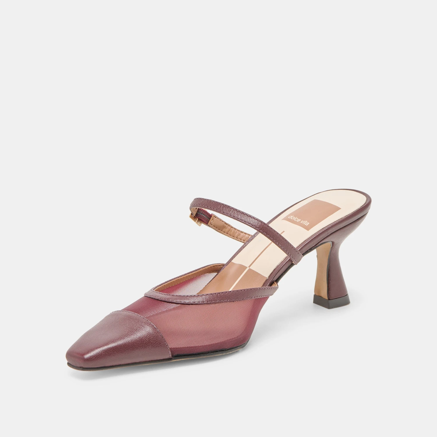 LOYD HEELS BURGUNDY MESH(Loyd heels burgundy mesh) LOYD HEELS BURGUNDY MESH(Loyd Heels Burgundy Mesh) -Dolce Vita Sale Store DOLCEVITA HEELS LOYD BURGUNDY MESH 08