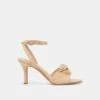 LUNETE HEELS LT NATURAL WOVEN RAFFIA(Lunete Heels Lt Natural Woven Raffia)
