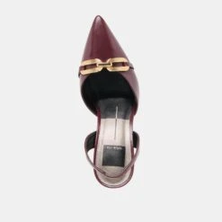 MALIK HEELS CRANBERRY CRINKLE PATENT(Malik Heels Cranberry Crinkle Patent) -Dolce Vita Sale Store DOLCEVITA HEELS MALIK CRANBERRYCRINKLEPATENT 06
