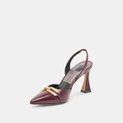 MALIK HEELS CRANBERRY CRINKLE PATENT(Malik Heels Cranberry Crinkle Patent) -Dolce Vita Sale Store DOLCEVITA HEELS MALIK CRANBERRYCRINKLEPATENT 09