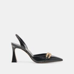 MALIK HEELS MIDNIGHT CRINKLE PATENT(Malik Heels Midnight Crinkle Patent)